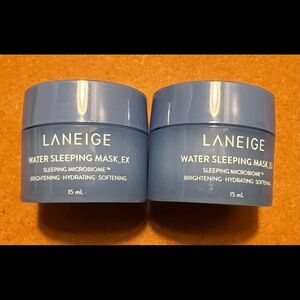 LANEIGE Water Sleeping Mask EX - Soft Blue 15ml Qty:2 BN